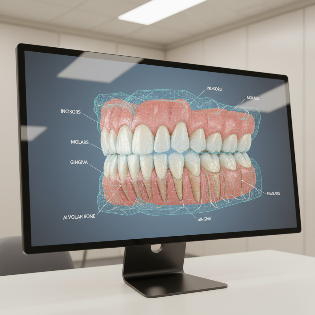 impronta dentale scansionata