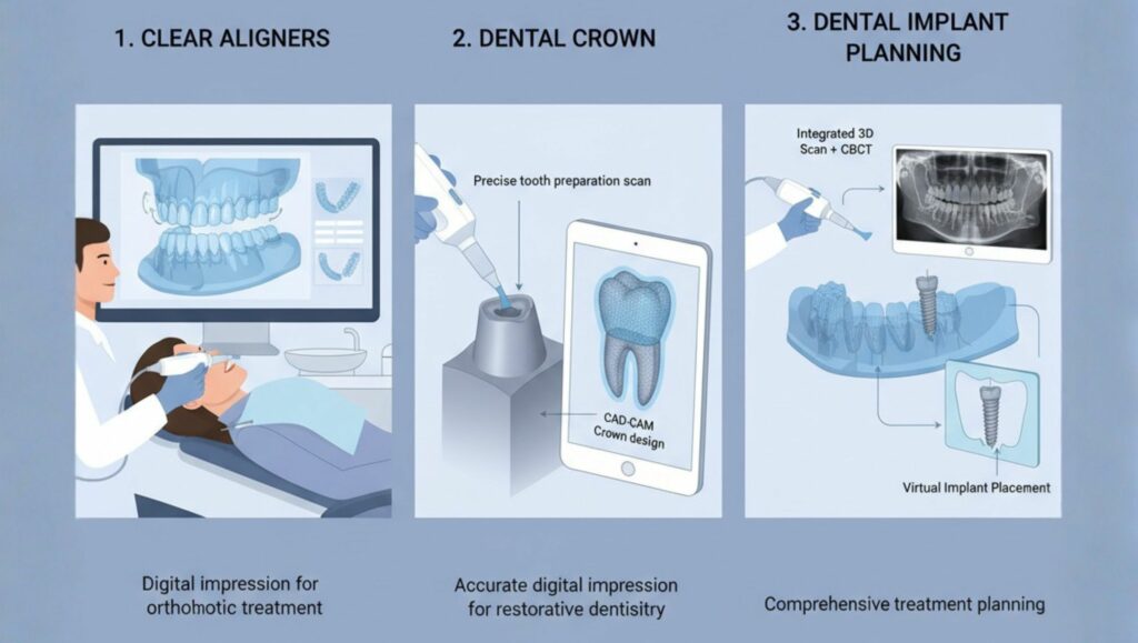 utilizzi dello scanner in odontoiatria